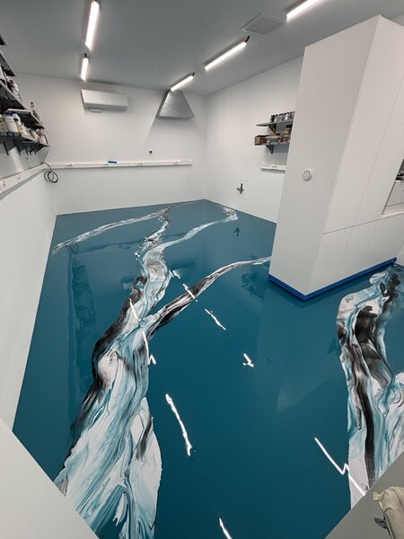 Rasina epoxidica/ covoare din piatra naturala